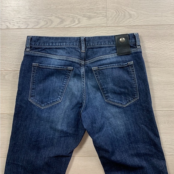 BOSS Hugo Boss Dark Wash Straight Leg Jeans - Picture 5 of 14